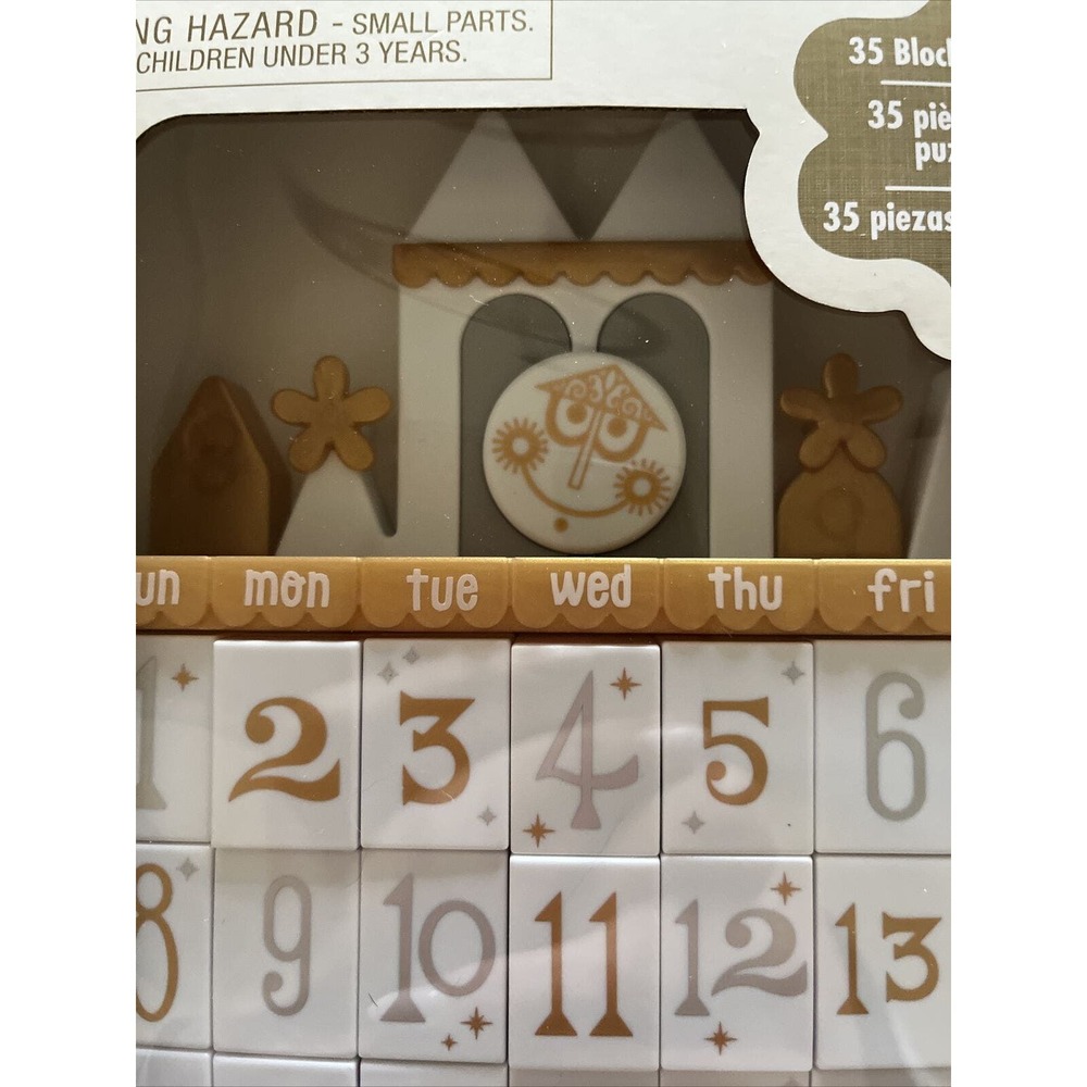 2023 Disney Parks It’s A Small World Puzzle Block Calendar - Picture 3 of 3